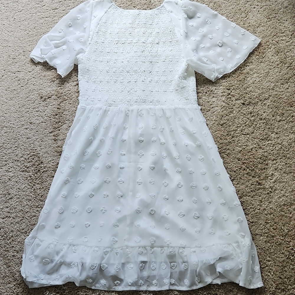 NWT BTFBM White Dress, Size XL - Picture 7 of 7